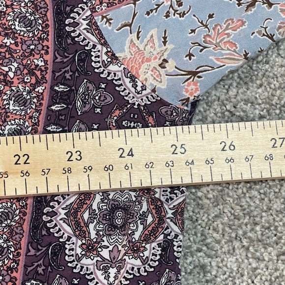 Altar'd State floral kimono with fringe size Large - Picture 7 of 8